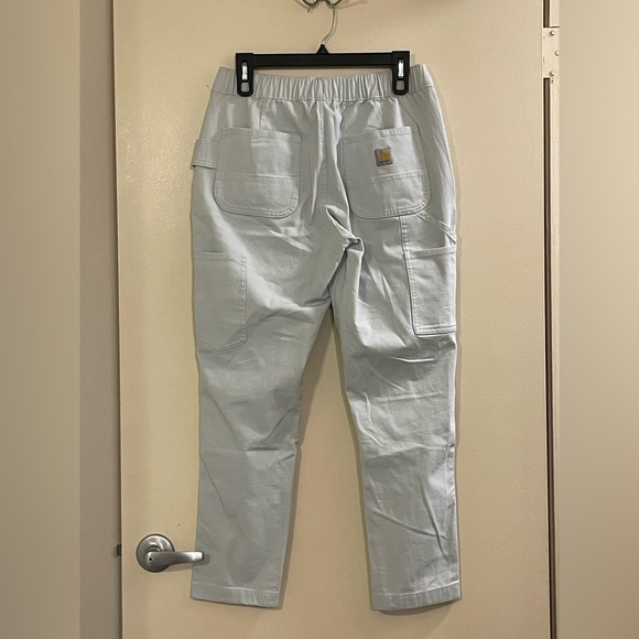 CARHARTT Force Relaxed Fit Ripstop Work Pant in Dew Drop - Picture 5 of 7